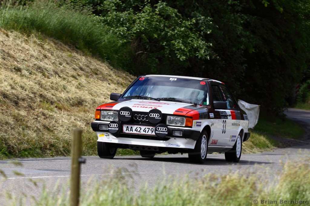 Toni Hansen og Nicki Jacobi kørte en topplacering hjem i Hillclimb Nordjylland 2016
(Foto: Brian Bernberg)